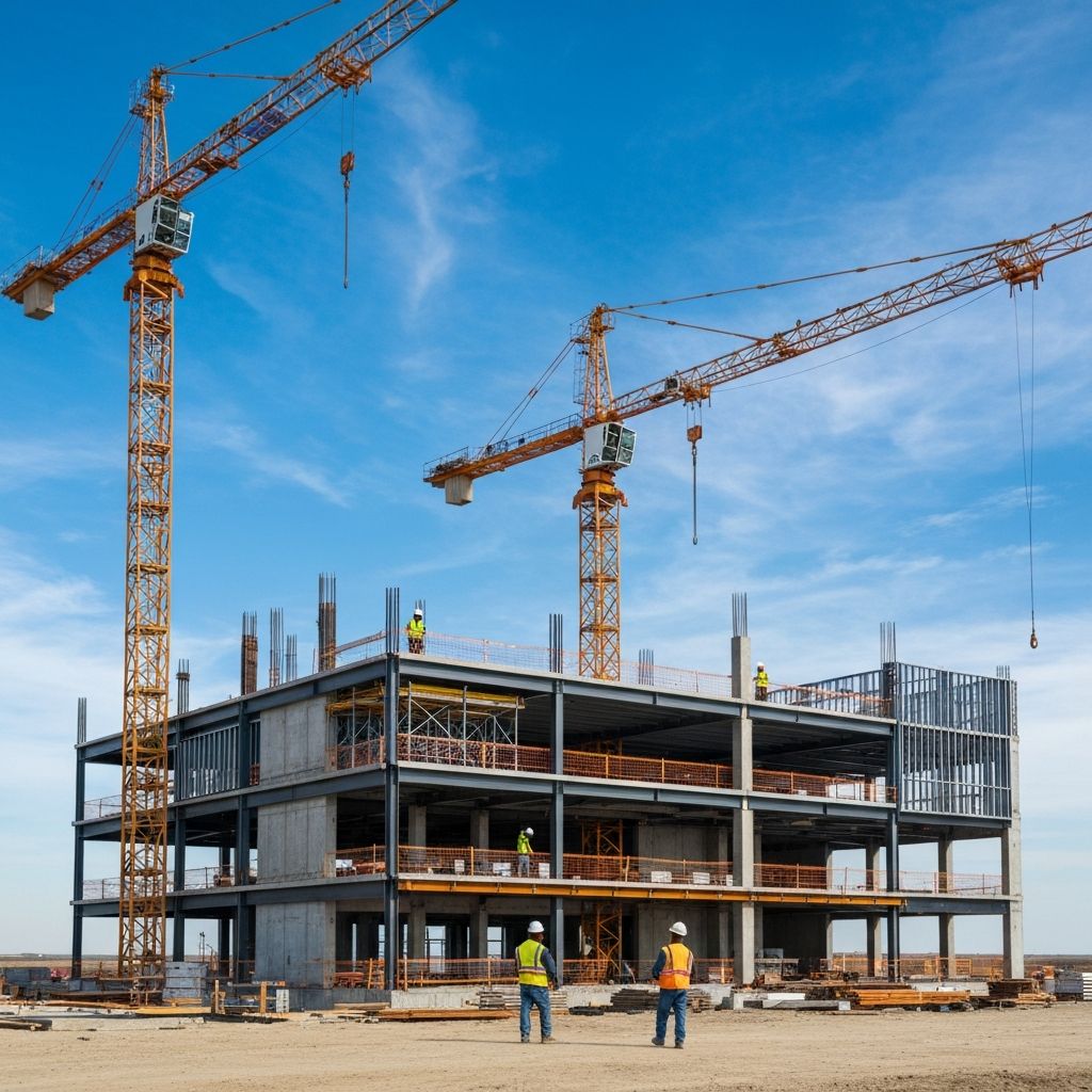 Prairie Toons construction site in Saskatchewan